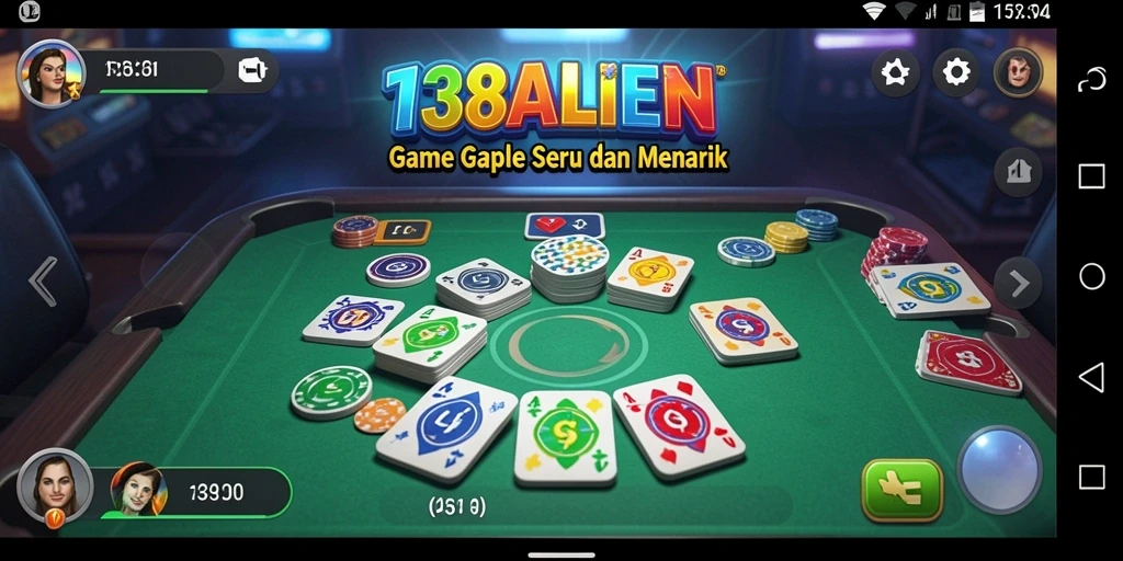 Screenshot utama 138ALIEN menampilkan gameplay Gaple yang seru.