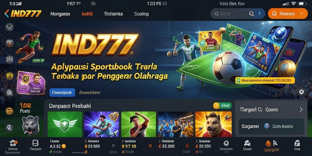 Tampilan screenshot utama IND777 menampilkan pengalaman taruhan olahraga yang mengasyikkan.