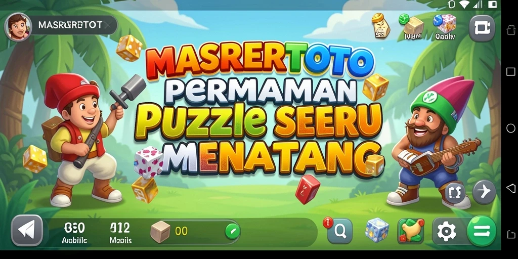 Tampilan gameplay seru dan menantang dari MASRERTOTO.