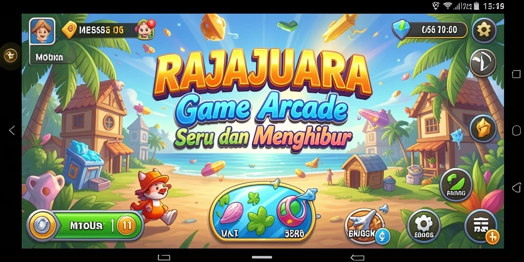 Gameplay seru RAJAJUARA yang penuh tantangan di setiap level.