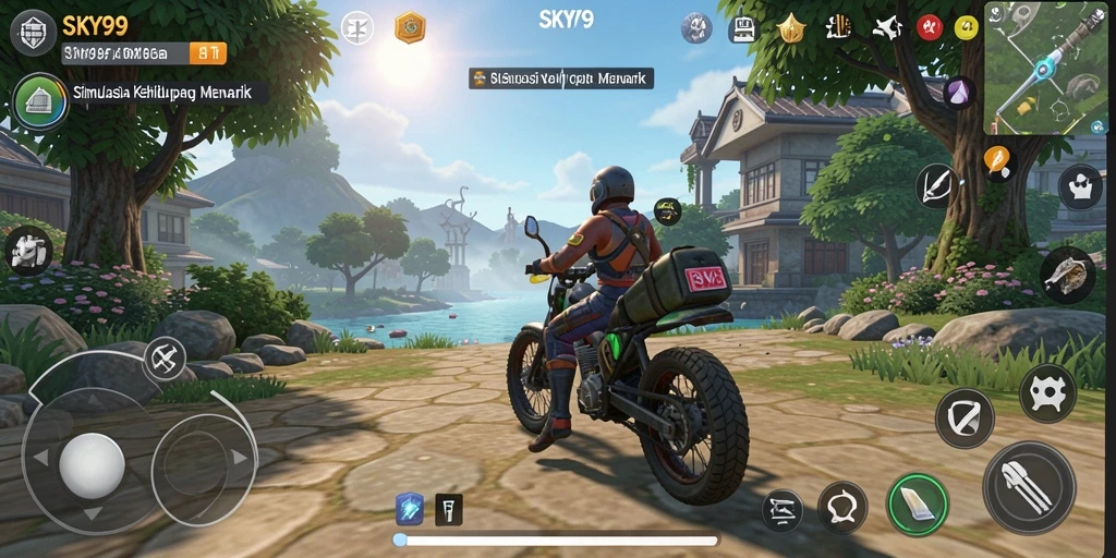 Tampilan gameplay SKY99 yang menarik dan interaktif.