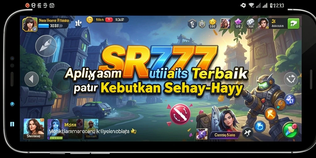 Tampilan antarmuka aplikasi SR777 yang ramah pengguna dan fungsional.