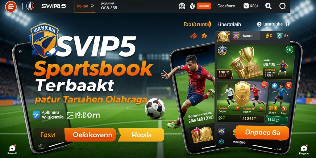 Screenshot SVIP5 menampilkan antarmuka taruhan olahraga yang menarik.