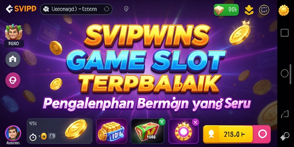 Tampilan menarik dari gameplay Slot di SVIPWINS.