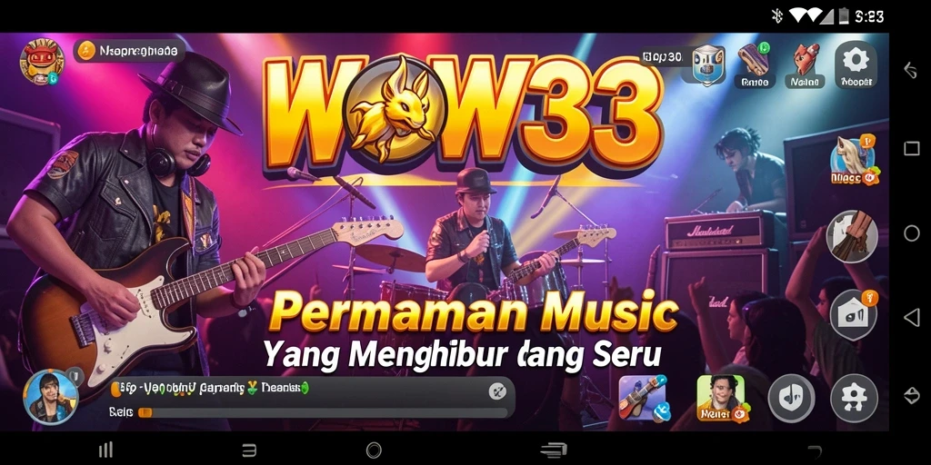 Tampilan gameplay WOW33 yang seru dan mengasyikkan.
